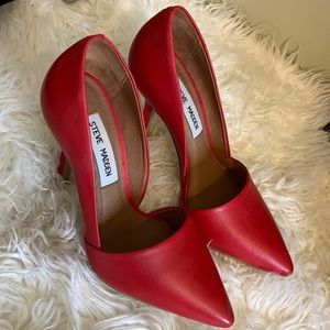 Steve Madden red heels